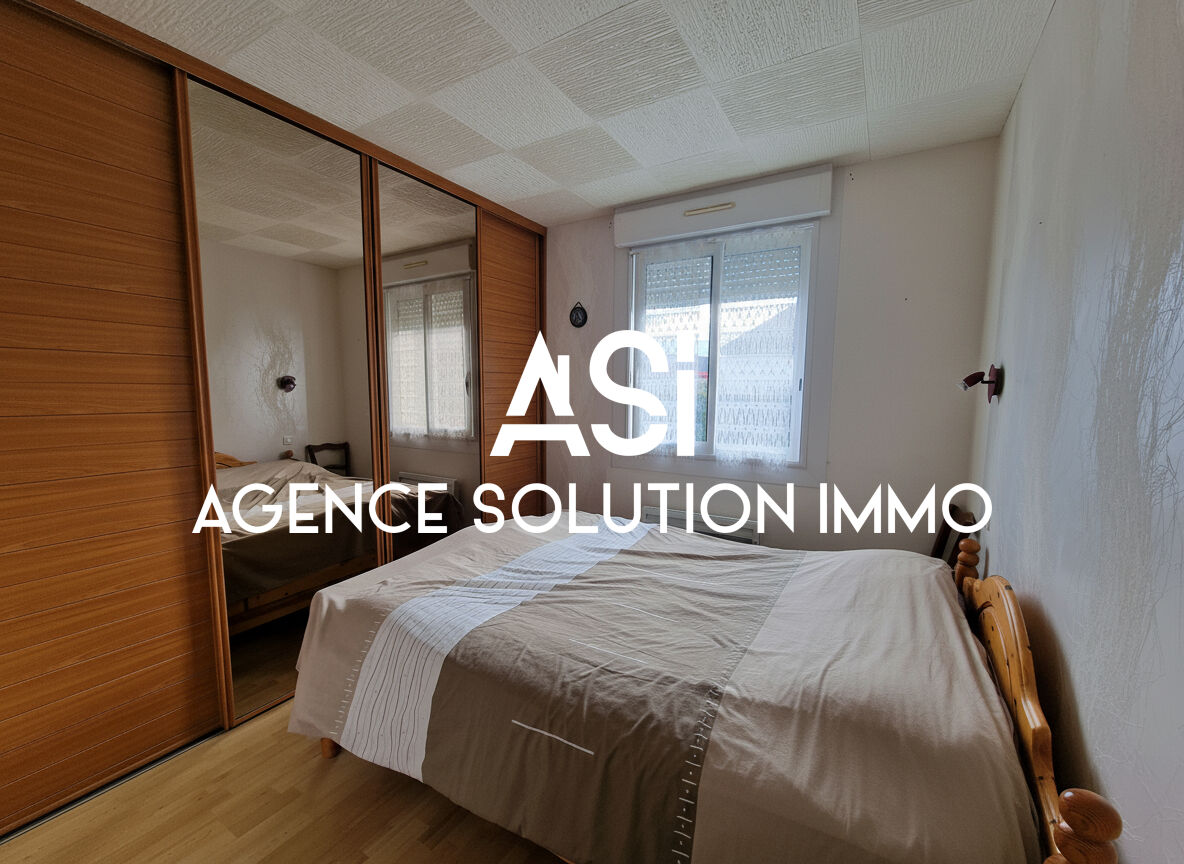 Maison individuelle de 124 m² habitables, 7 pièces dont 5 chambres, sur un terrain clos et arboré de 519 m²