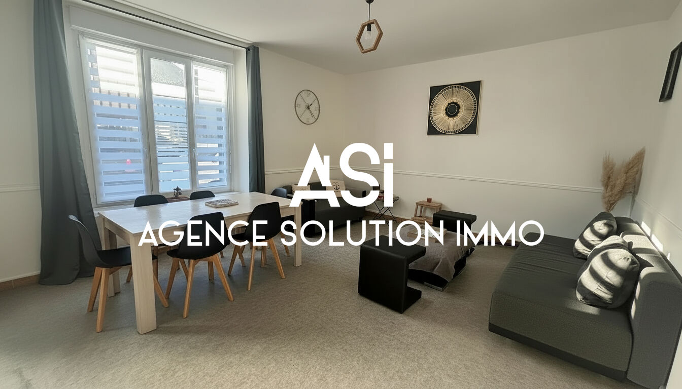 Maison de bourg 4 pièces 80m²  - 3 chambres - Cour