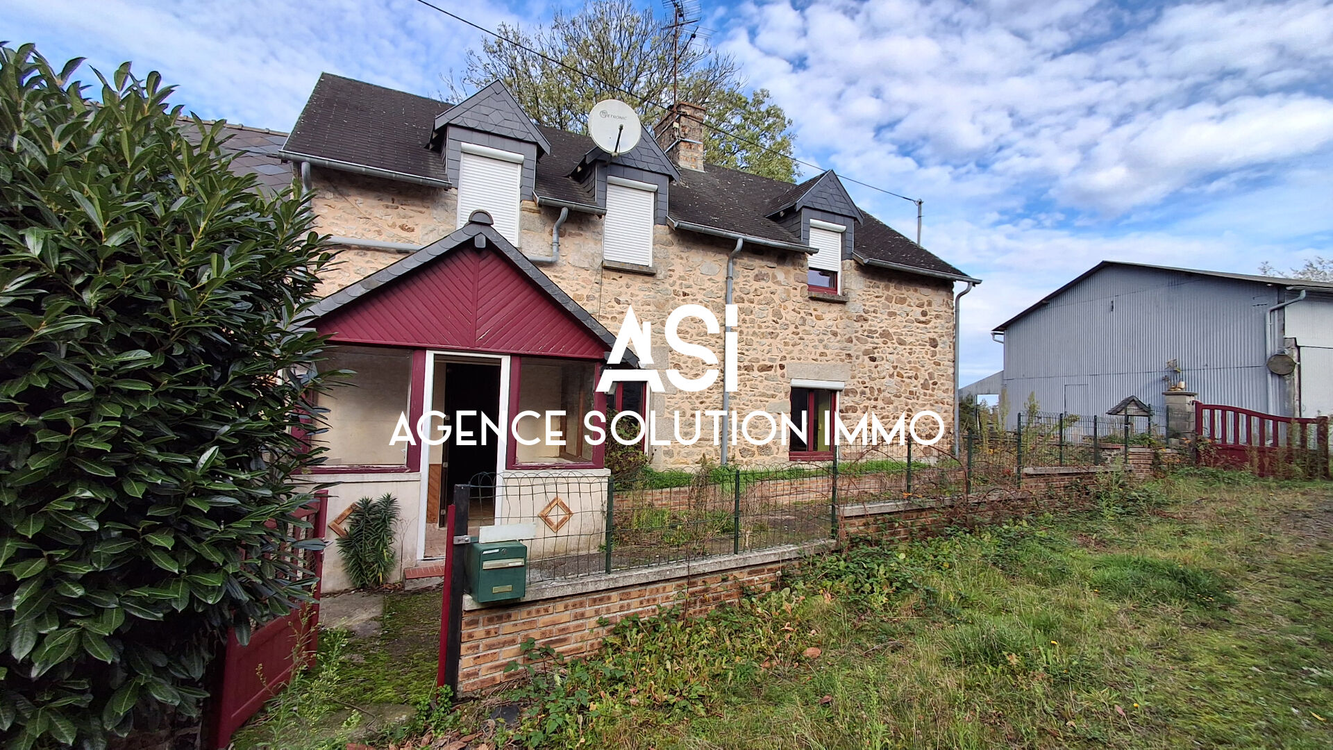 Maison de 95m² avec dépendance à la campagne sur un terrain de 953m²