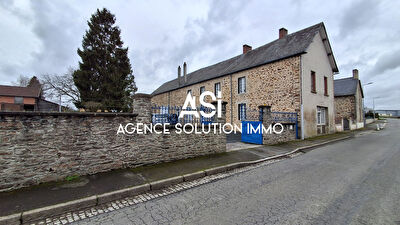 Maison de bourg de 216m²  sur un terrain de 1924m² proche de Villaines la Juhel