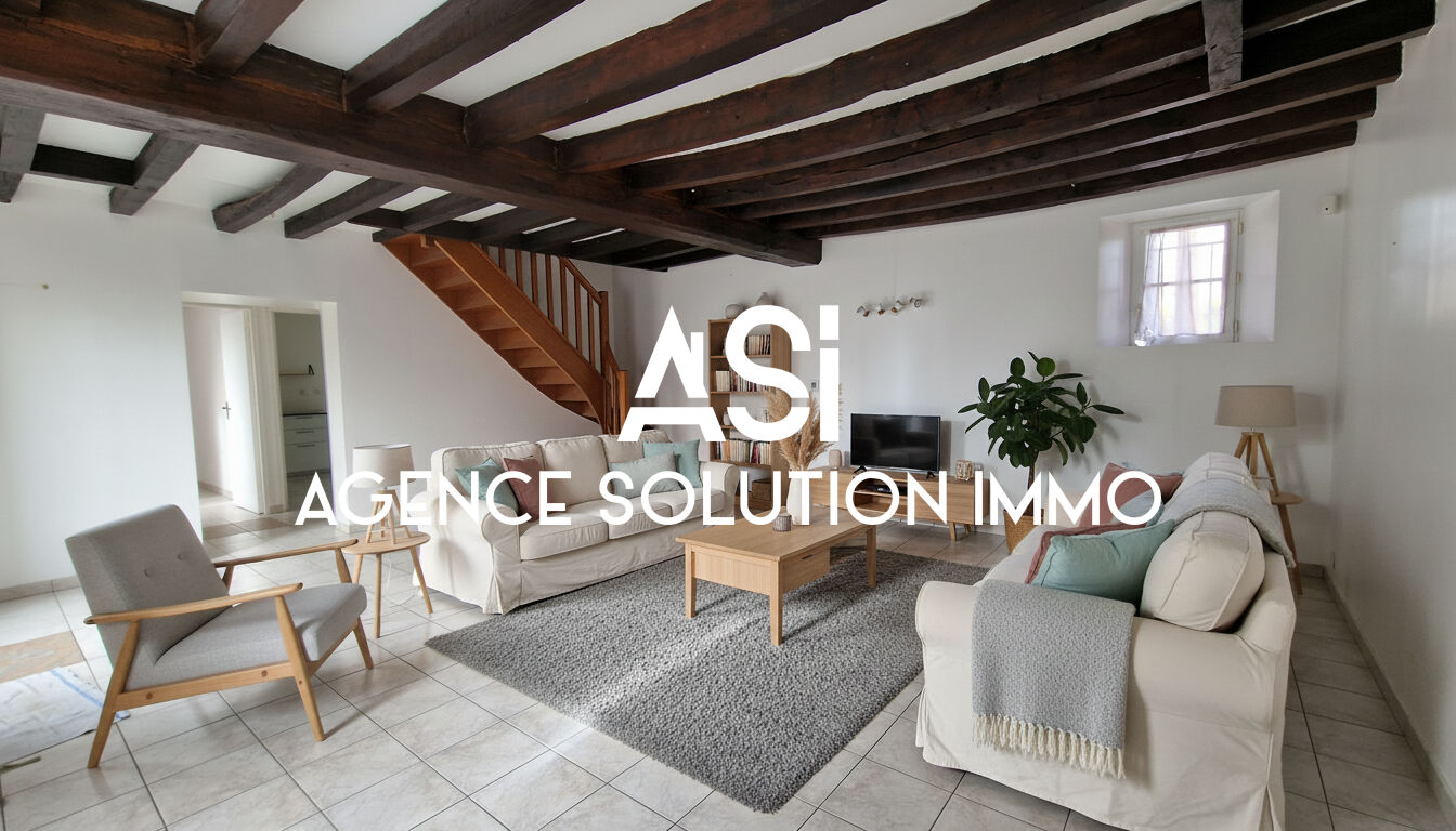 MAISON EN PIERRE BORD DE ROUTE JARDIN ARRIERE GARAGE