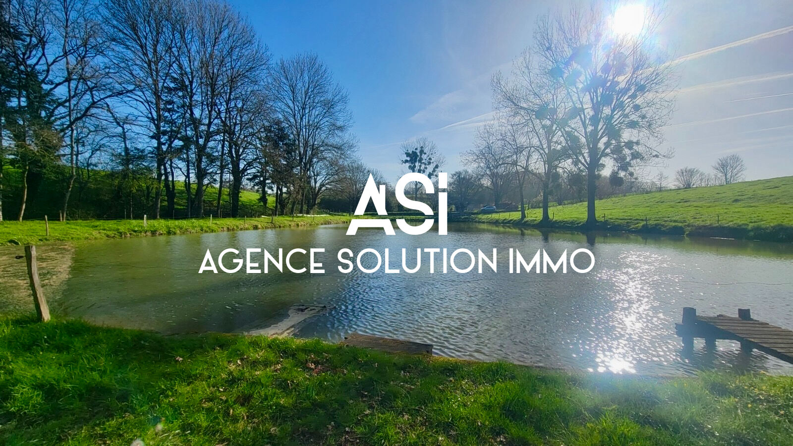 Terrain de loisirs 2 he 7 avec étang à ARGENTRE