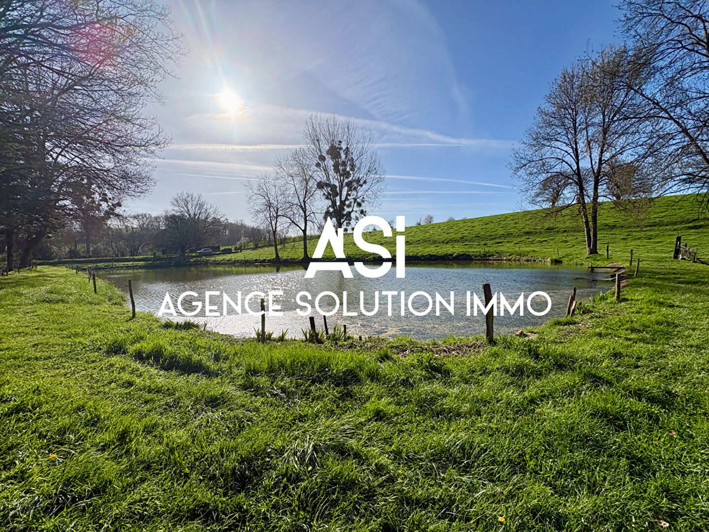 Terrain de loisirs 2 he 7 avec étang à ARGENTRE