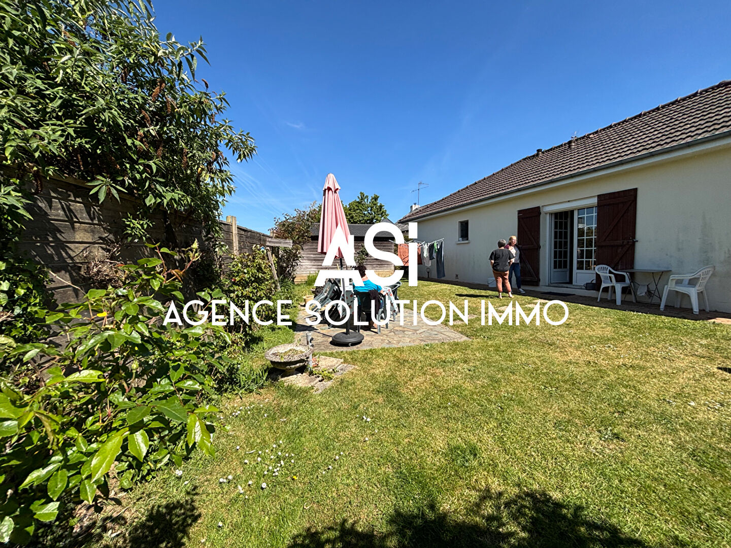 MAISON VENDUE LOUEE PLAIN PIED 546 EUROS PAR MOIS DE LOYER