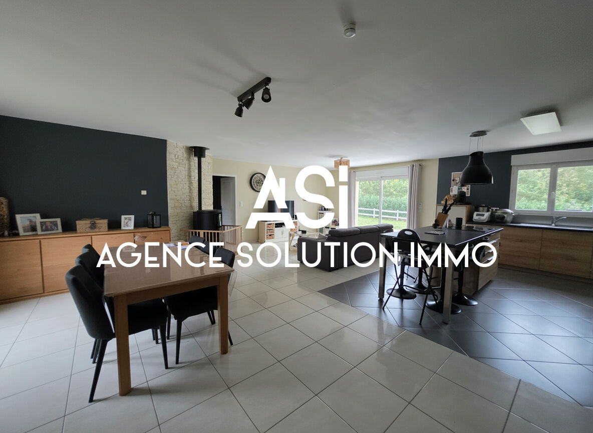 Maison plain pied total La Baconnière - 125m² sur 726 m² de terrain - 4 chambres et 1 bureau
