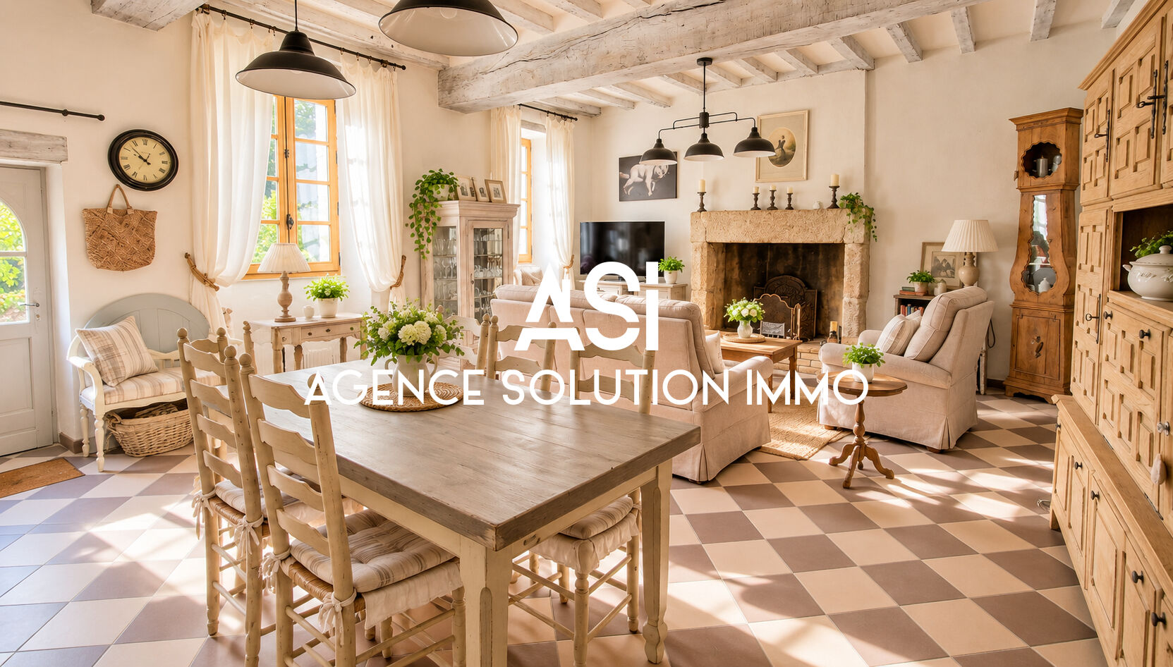 MAISON DU XVII RENOVEE EN PIERRE AVEC GRAND JARDIN ET DEPENDANCES
