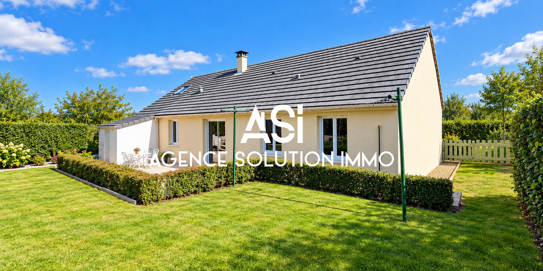 LOUVERNÉ BEAU PAVILLON DE PLAIN-PIED DE 100 M² GARAGE ET JARDIN