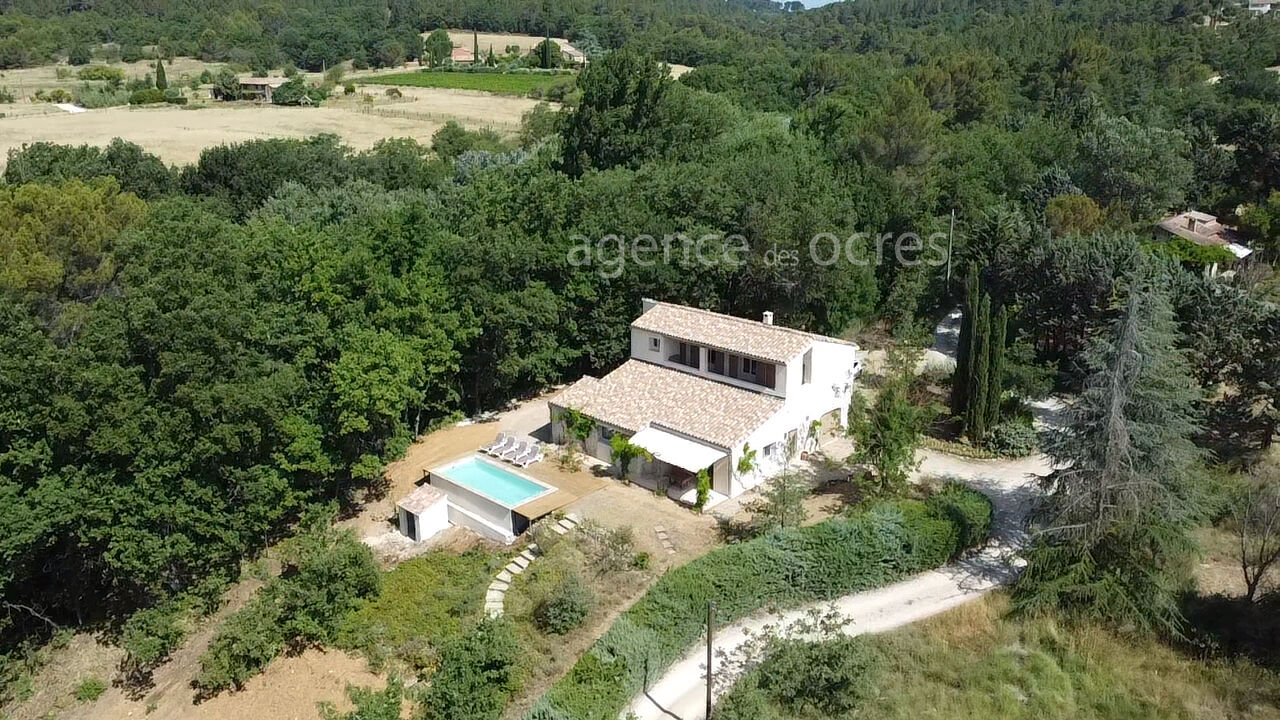 Belle maison de campagne 170 m² avec vue Luberon, grand terrain et garage. Roussillon (84220)