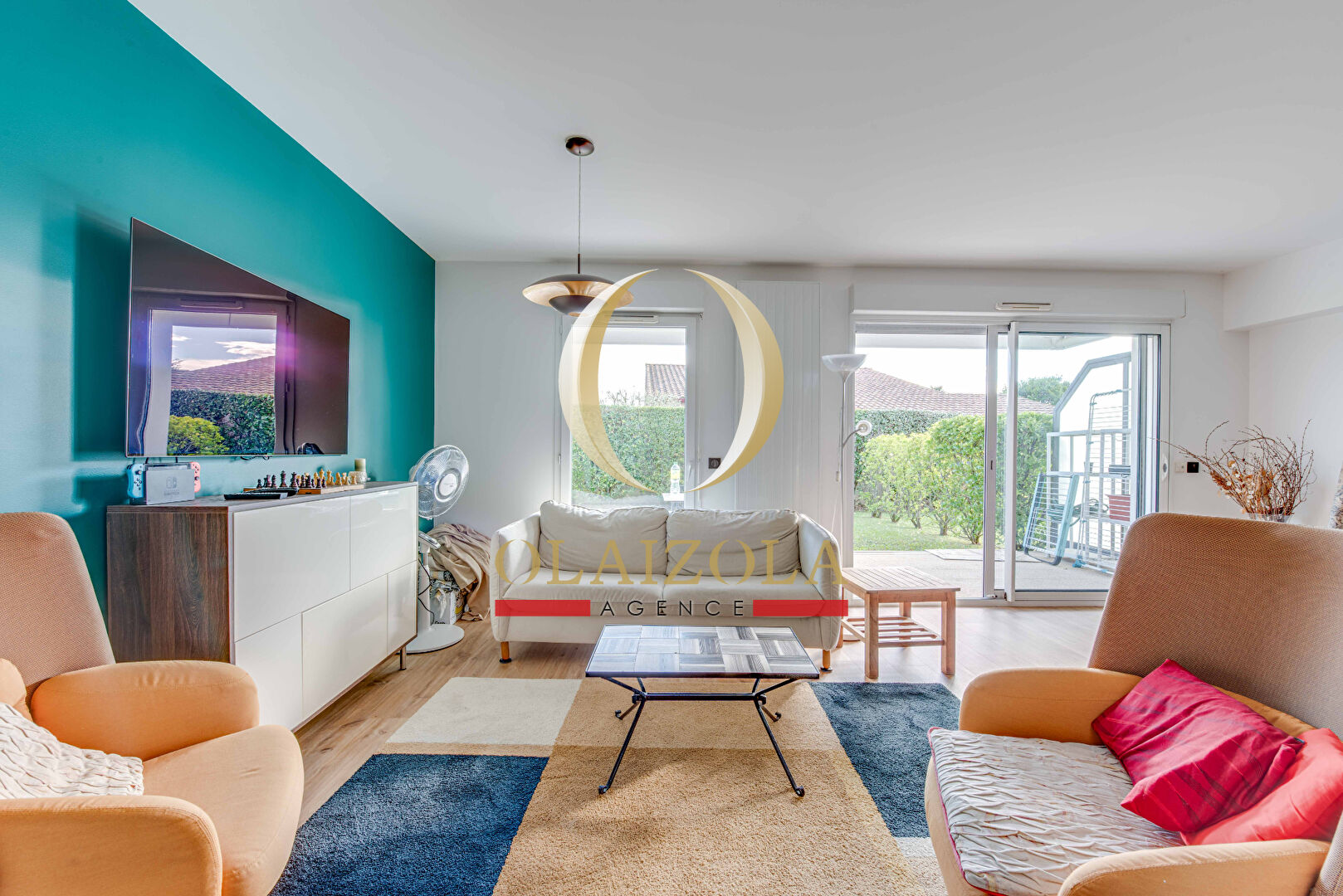 ANGLET  CINQ CANTONS - Appartement T3 avec jardin et parking au coeur des Cinq Cantons