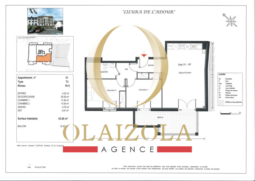 Photo BAYONNE ? Appartement lumineux avec terrasse dans résidence de standing image 2/6