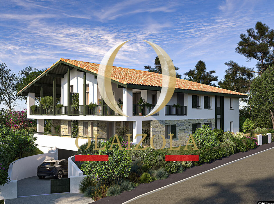 BIDART ? Appartement  T4 de 120m2 neuf avec jardin et triple garage à deux pas de la plage