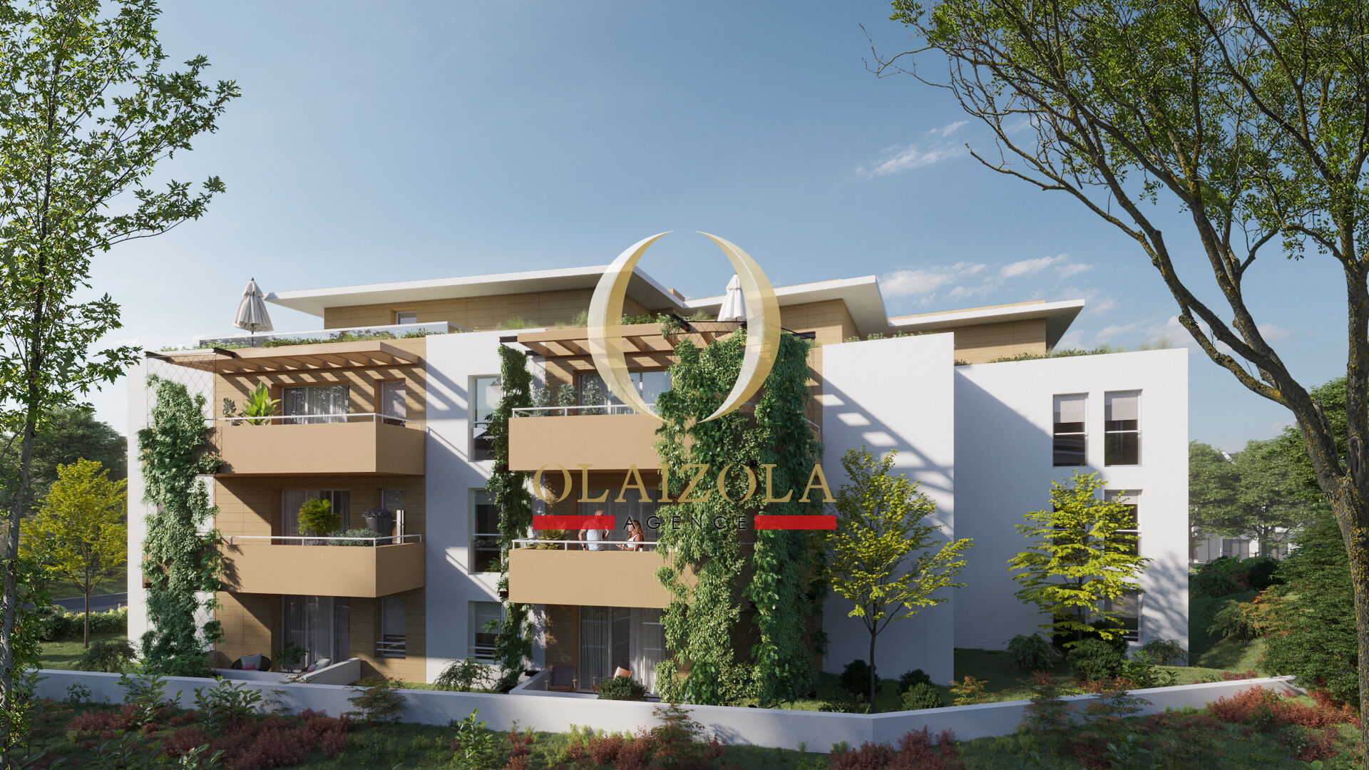 Photo BAYONNE - Appartement T4 en duplex avec parkings dans résidence verdoyante image 1/5