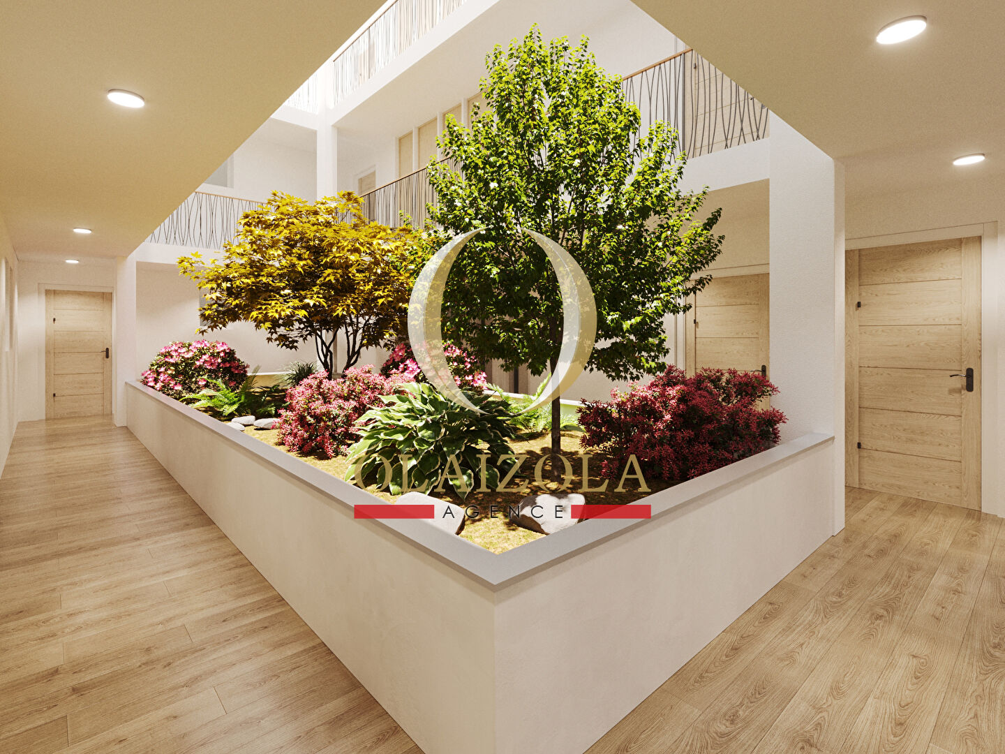 Photo BAYONNE - Appartement T4 en duplex avec parkings dans résidence verdoyante image 4/5