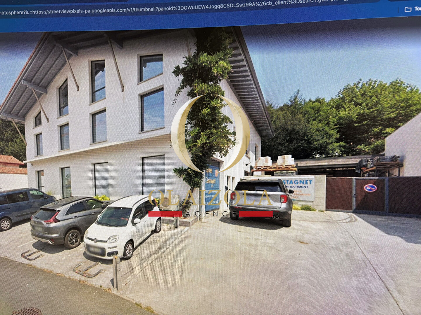 Ascain-Murs:  bâtiment ,Showroom -bureaux,parkings