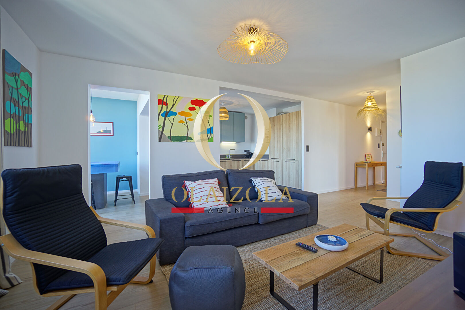 BIARRITZ - A LOUER A L'ANNEE T4 MEUBLE