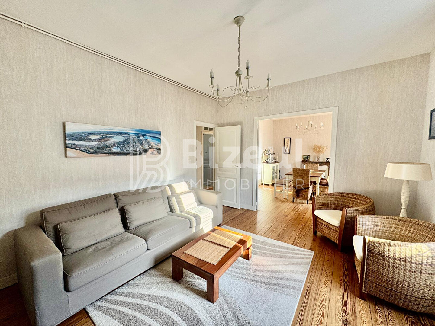 Photo Appartement Saint Malo - Saint-Servan - 4 pièce(s) 80,74 m2 en carrez et 102.66 m² au sol - Cave image 2/6