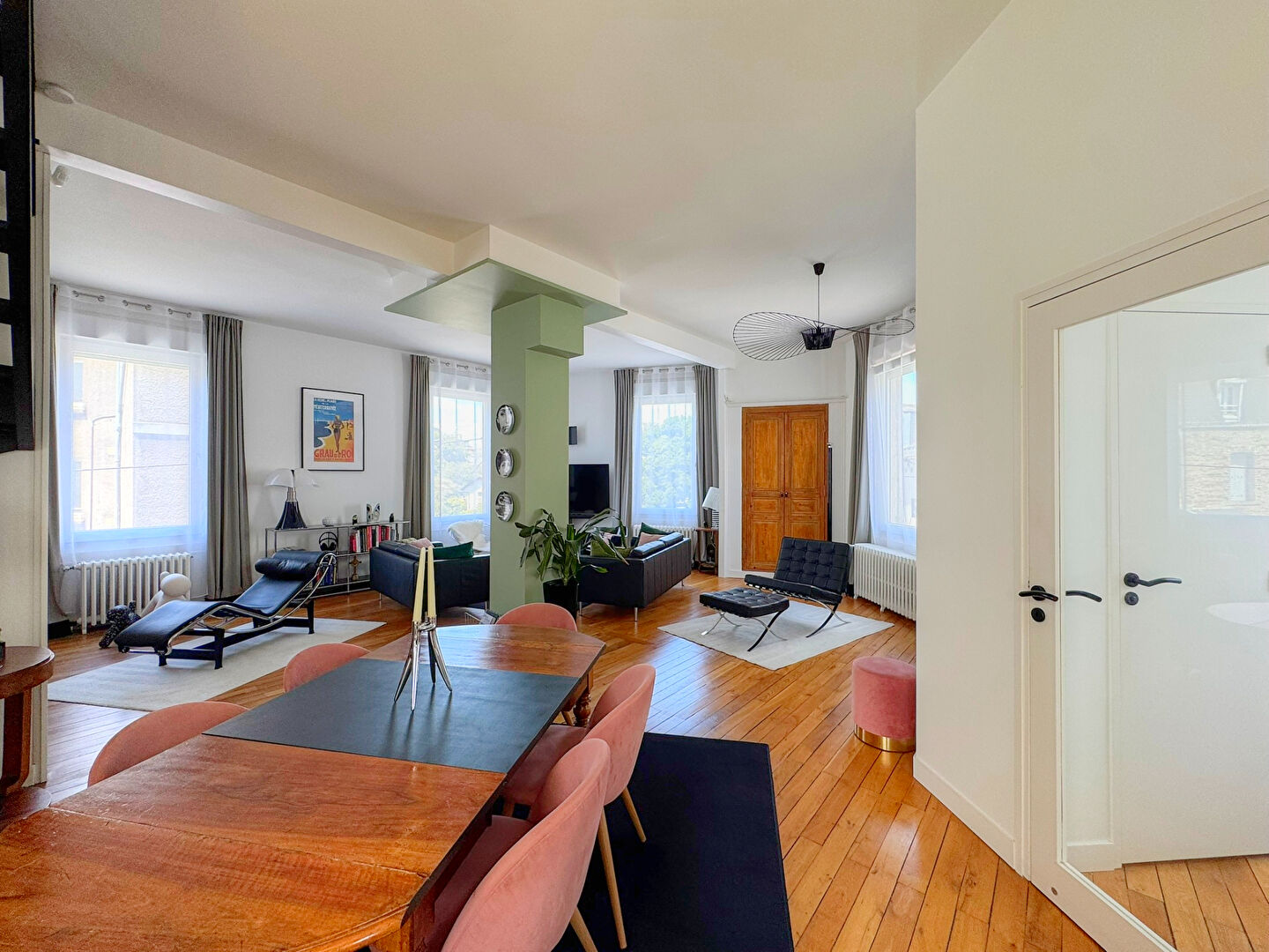 Appartement d&rsquo;exception avec terrasse, garage et esprit loft, 4 chambres, Angers centre