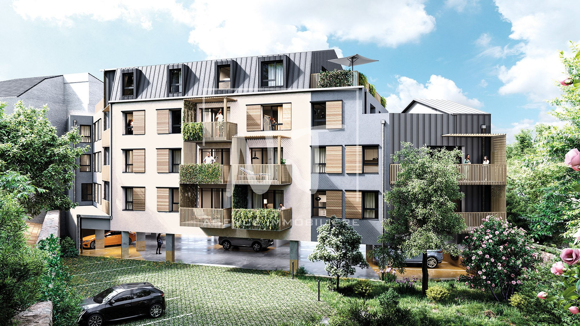 Appartement de type 2 avec balcon