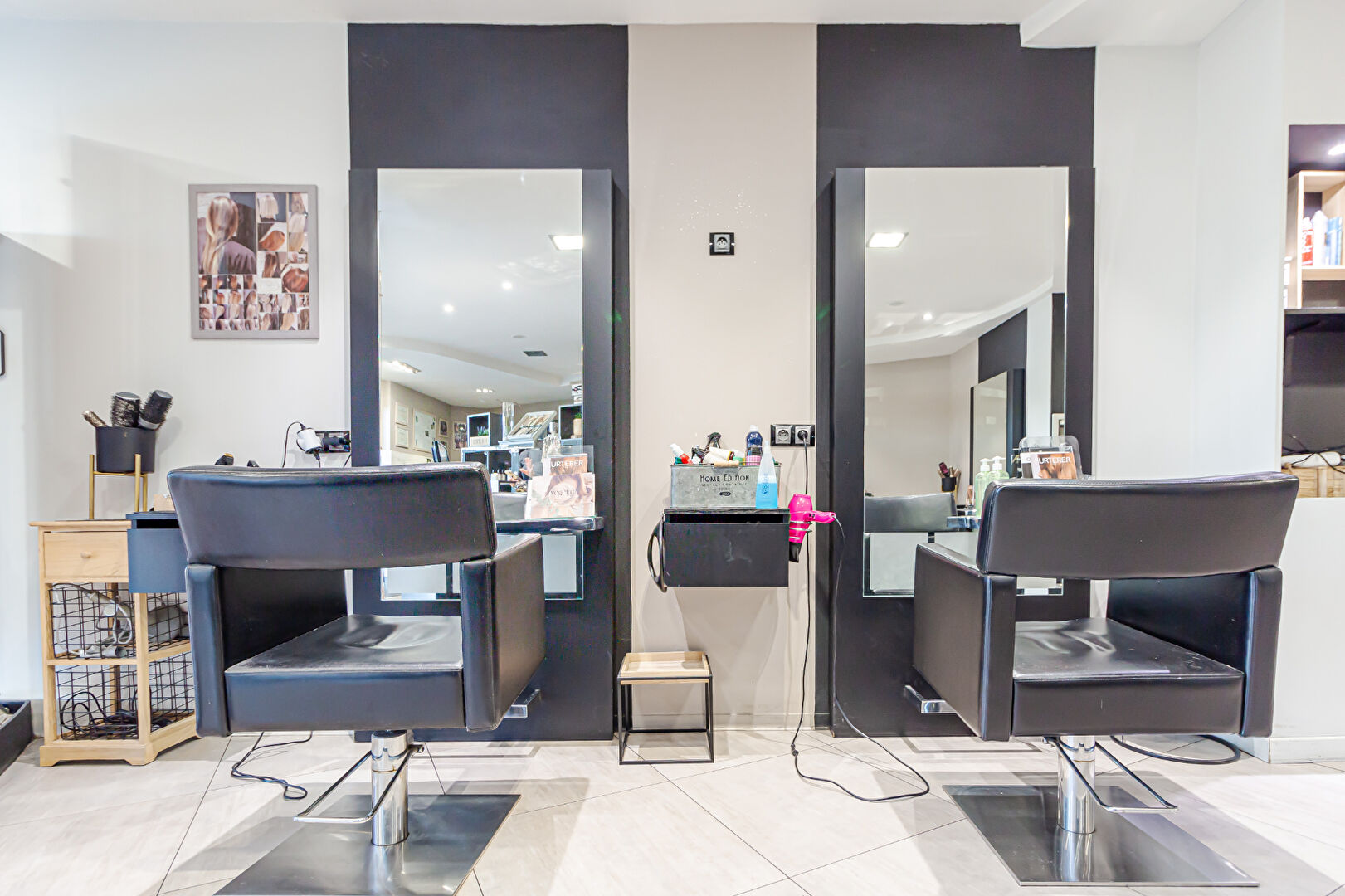 Photo FOND DE COMMERCE  salon de coiffure mixte image 3/6