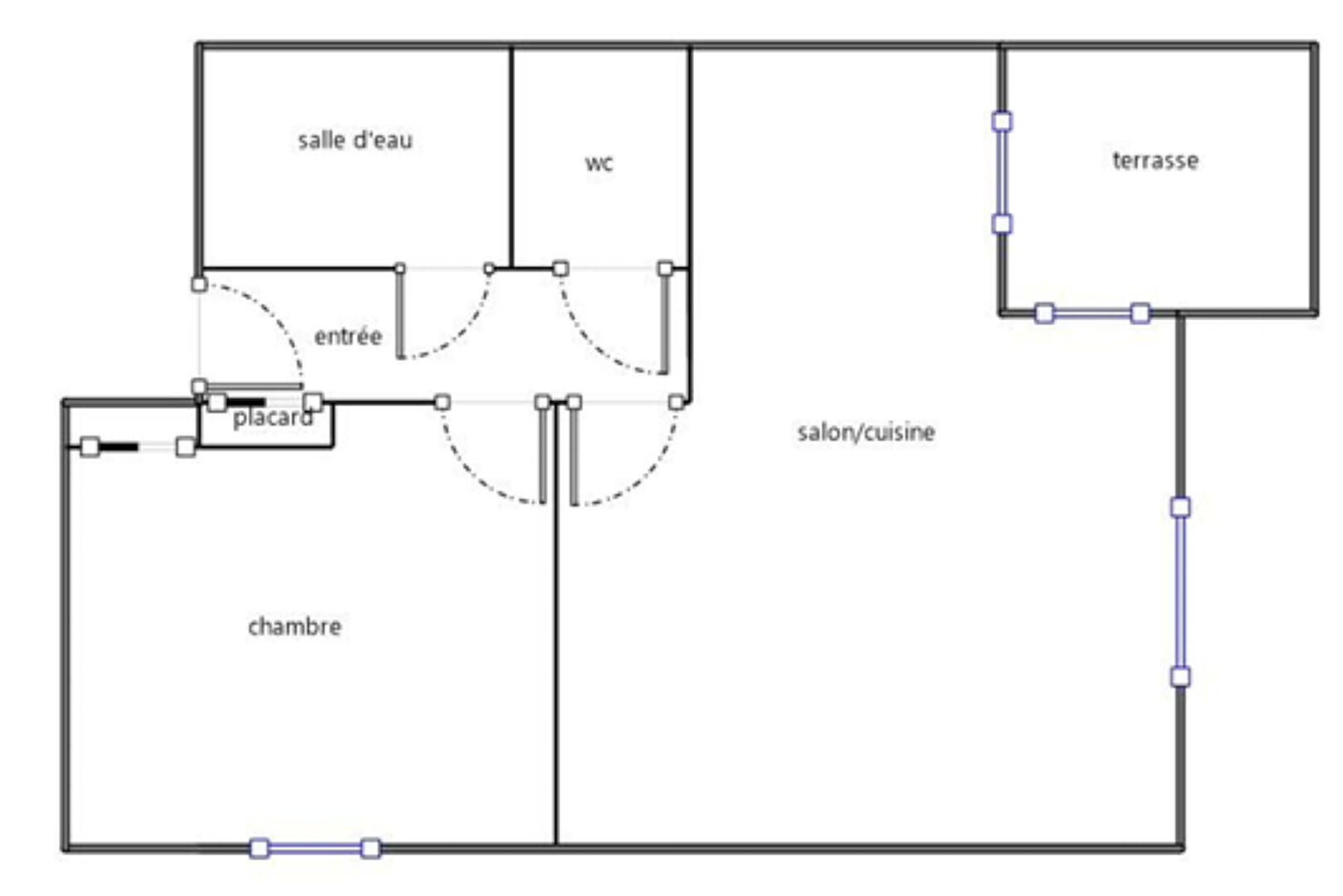 Photo Appartement 2 pièces de 43 m² avec terrasse et 2 parkings image 6/6