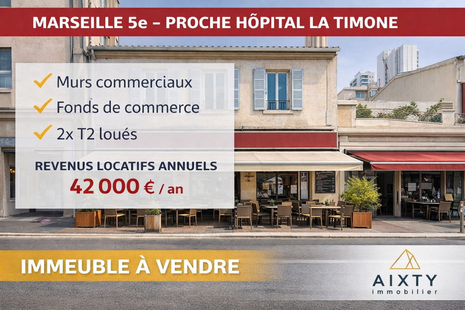 Agence immobilière de AIXTY immobilier - Marseille