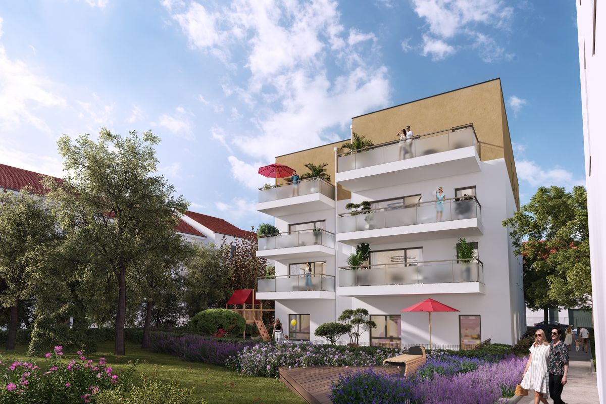 appartement 3 pièces d'exception dernier étage de 69 m² avec 2 chambres et terrasse de 83 m² CRAPONNE 69