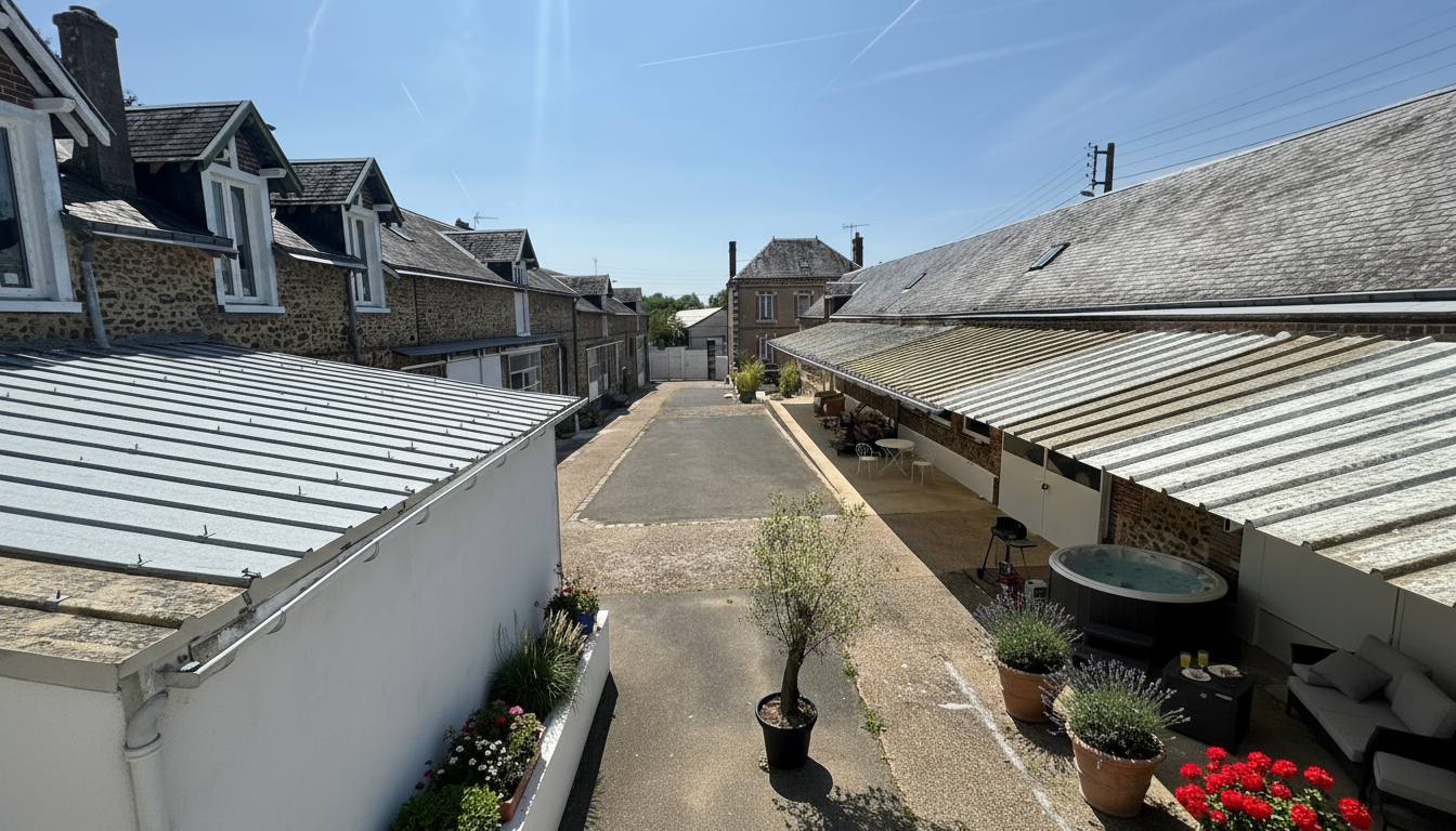 ENSEMBLE IMMOBILIER DE 780 M²  DE BATIMENTS EN CENTRE-VILLE !