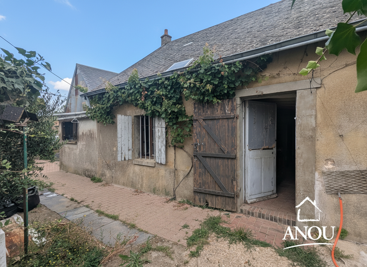 MAISON À RÉNOVER SANS VIS-À-VIS DANS UN ENVIRONNEMENT CALME 10 MN BROU