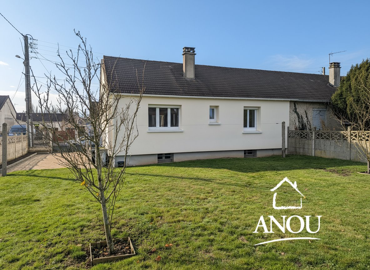 PAVILLON 3 CHAMBRES AVEC GARAGE XXL (oui, vraiment XXL !)