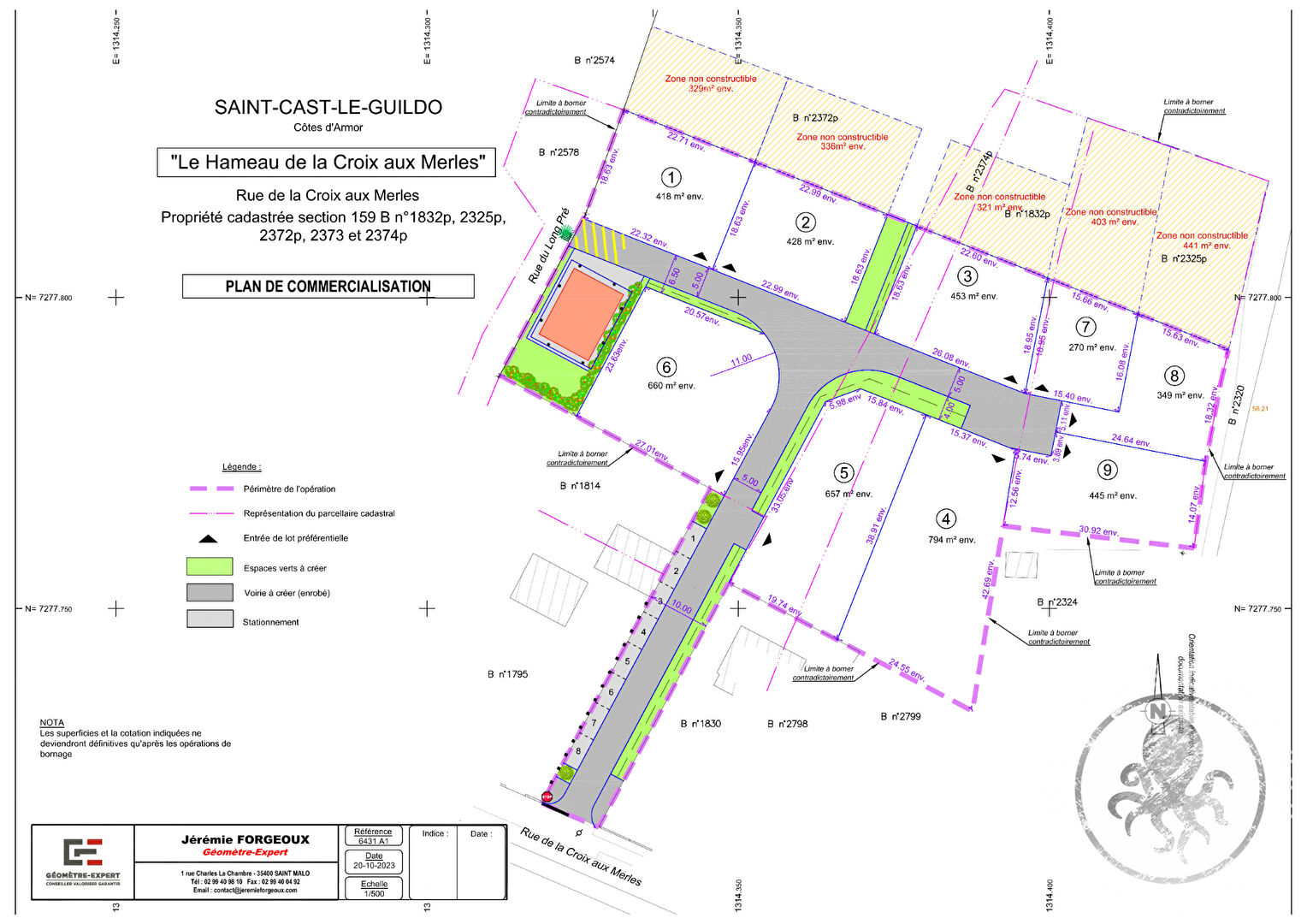 Photo TERRAIN CONSTRUCTIBLE NOTRE DAME DU GUILDO image 3/6
