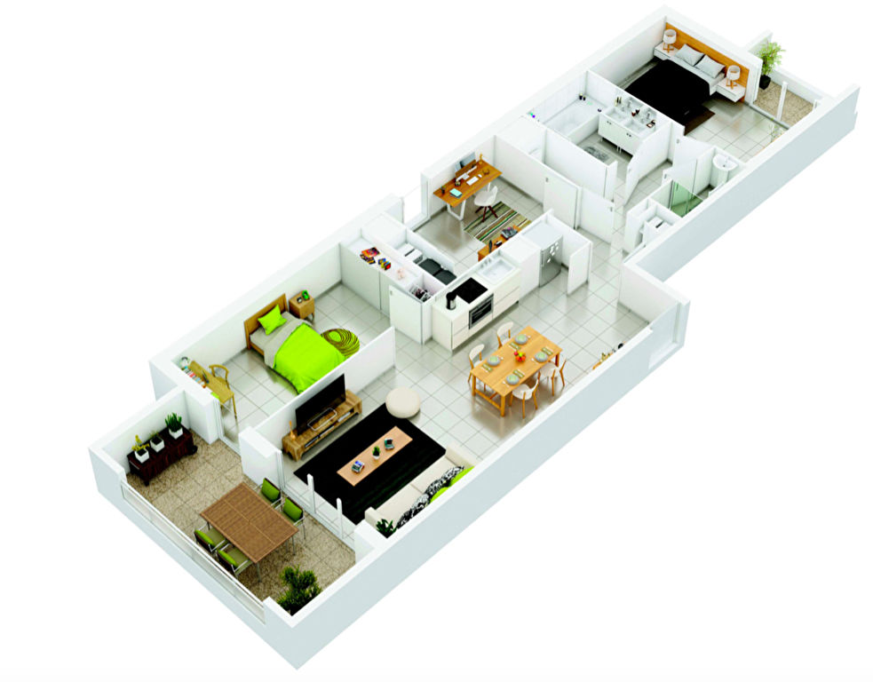 Vente Appartement de 4 pièces 81 m² - MARSEILLE 13011 | AGENCE ETOILE - MARSEILLE - AR photo4