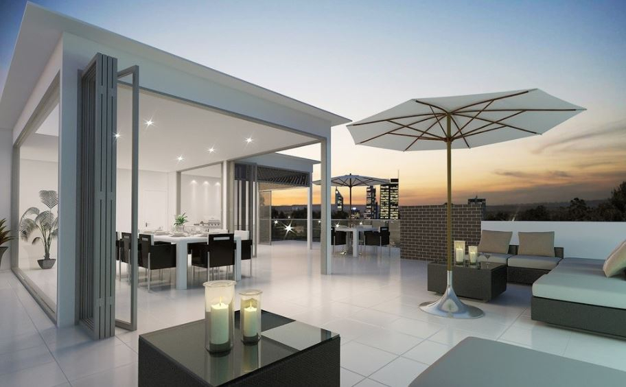 3 PIECES TRAVERSANT VUE MER AVEC 2 GRANDS BALCONS