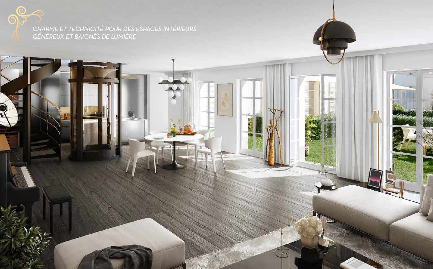 Coeur de ville maison privative de 5 pièces avec jardin privatif