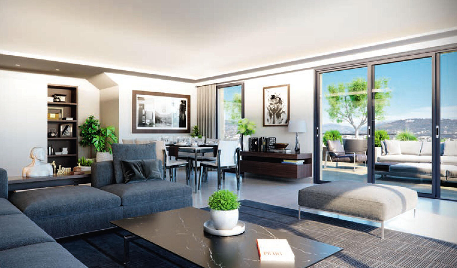 Photo À découvrir absolument !! Vaste 4 pièces traversant avec 2 balcons de 16M2 exposé EST/OUEST image 1/5