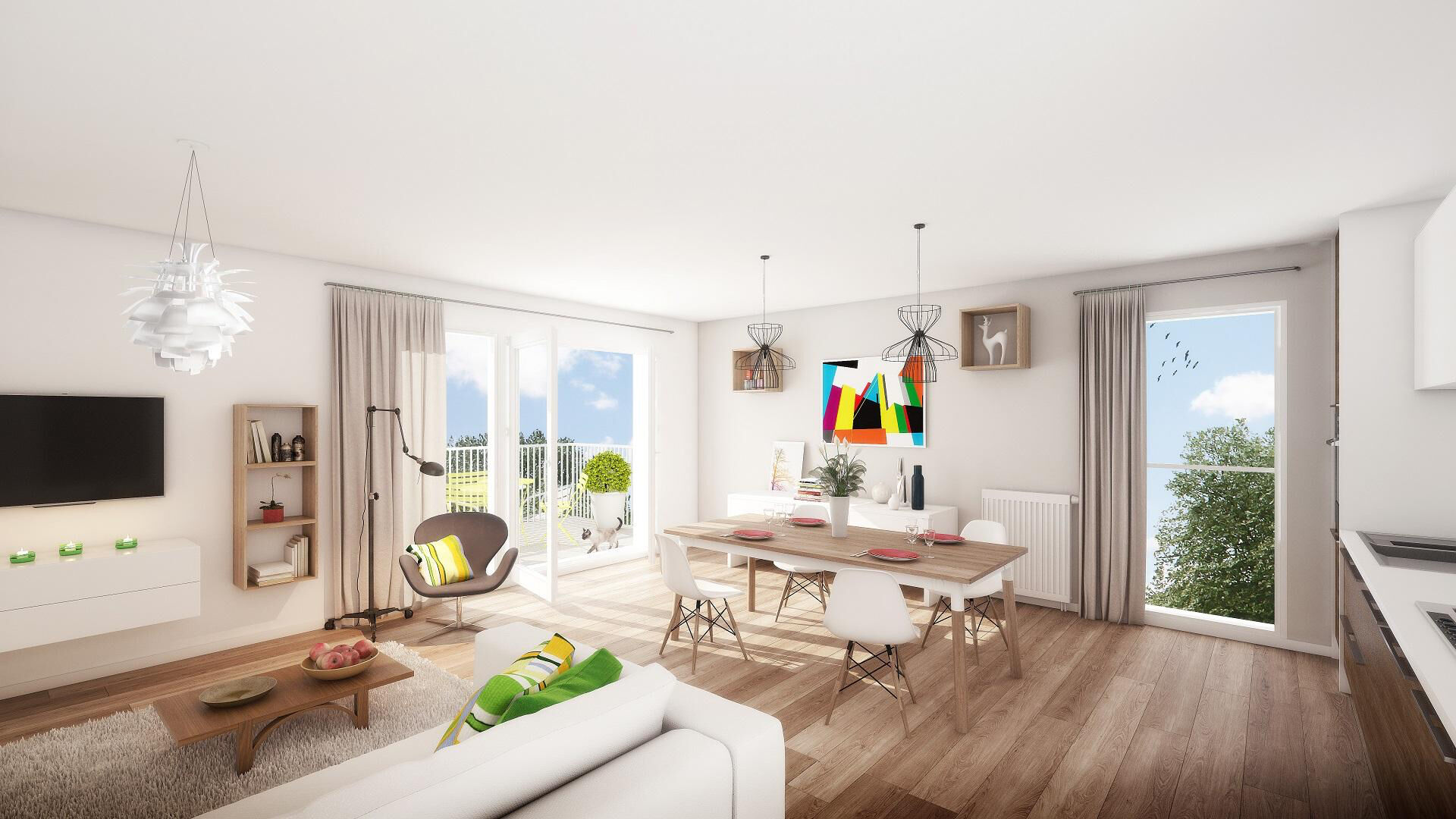 Appartement Caen 3 pièce(s) 68.63 m2