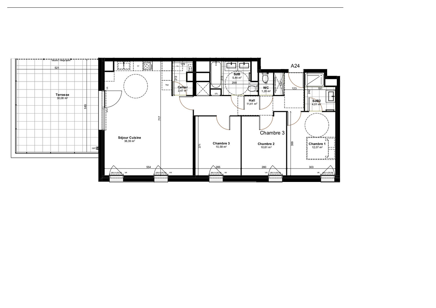 Photo Appartement Quesnoy Sur Deule 4 pièce(s) image 3/3