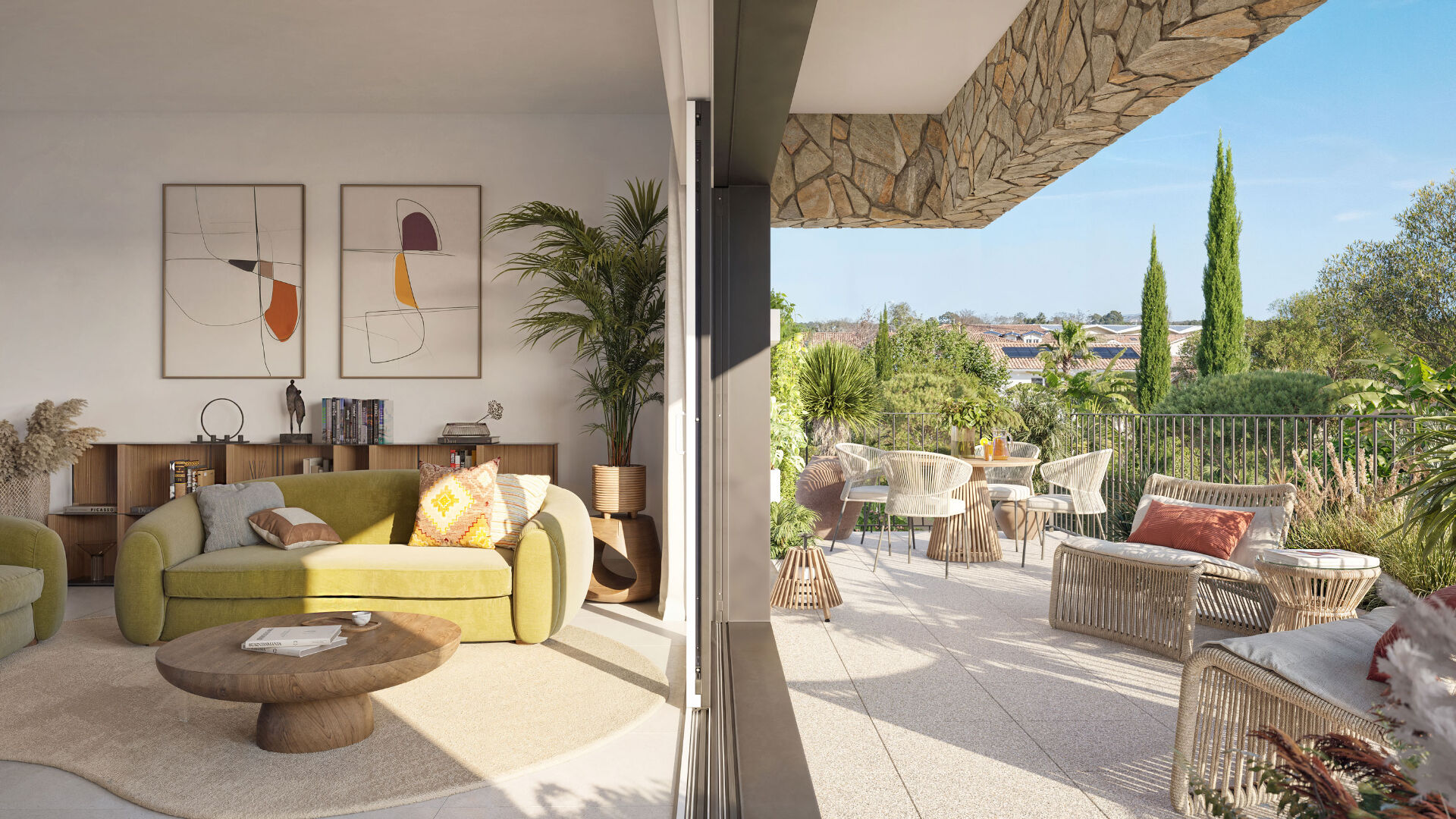 T3 RESIDENCE STYLE BASTIDE PROVENÇALE, ÉGUILLES, PROCHE AIX EN PROVENCE