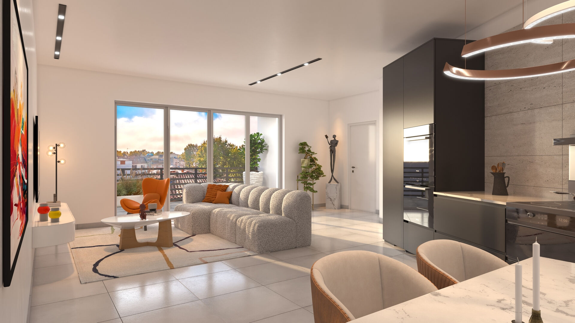 A VENDRE TRES BEAU T2, RESIDENCE NEUVE INTIMISTE CENTRE HISTORIQUE AIX EN PROVENCE