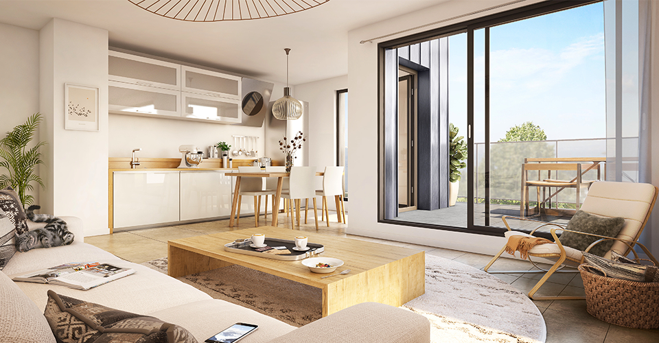 BEAU 4 PIÈCES - PARKING & TERRASSE/BALCON - PROCHE GARE RER D