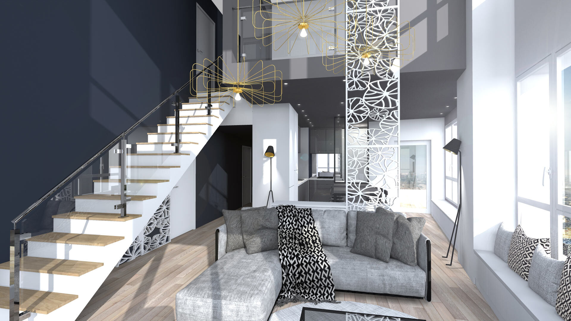 MAGNIFIQUE T5 TERRASSES et ROOFTOP LUMINEUX DERNIER ETAGE Mairie AUBERVILLIERS