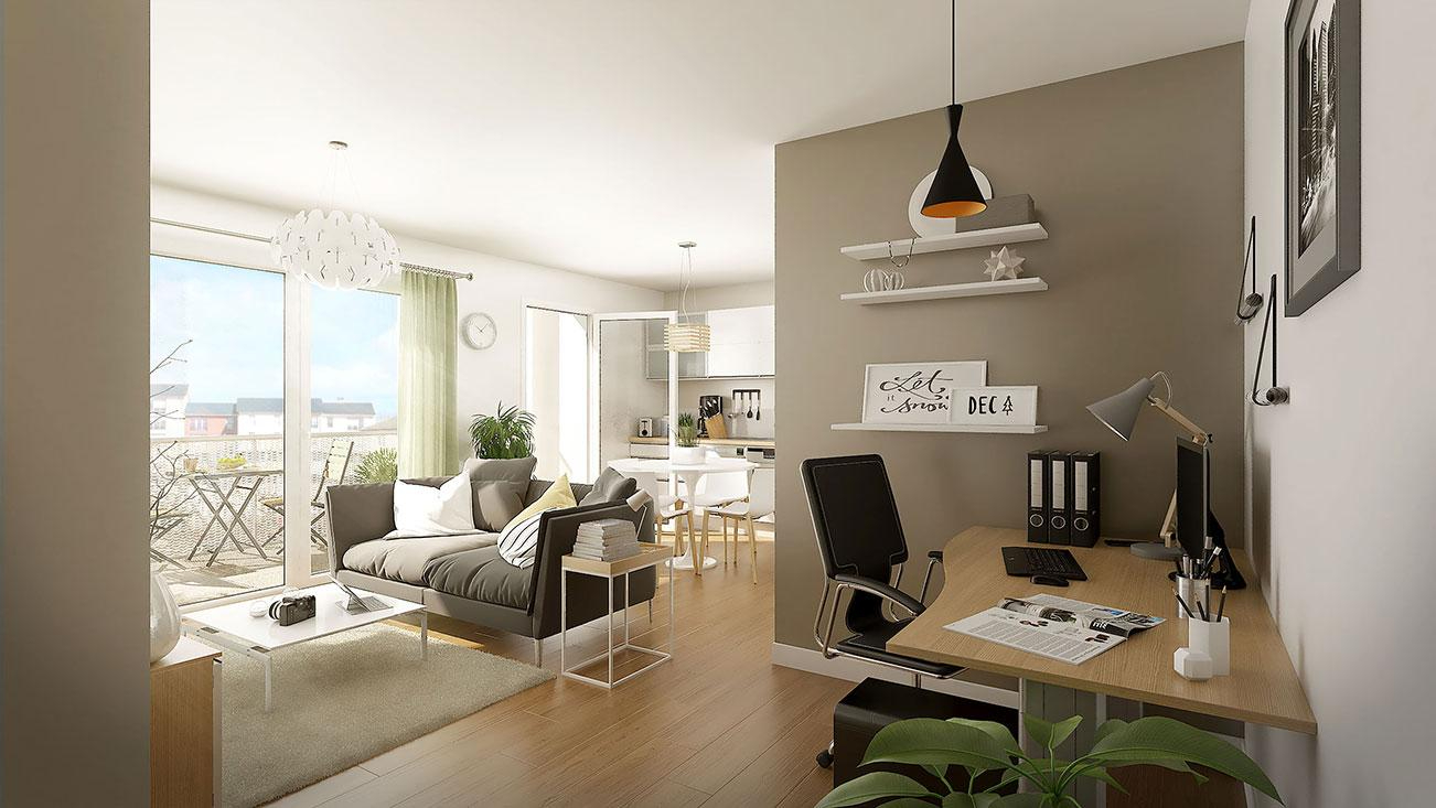 Photo BEAU STUDIO - BALCON & PARKING- PROCHE GARE RER D image 1/3