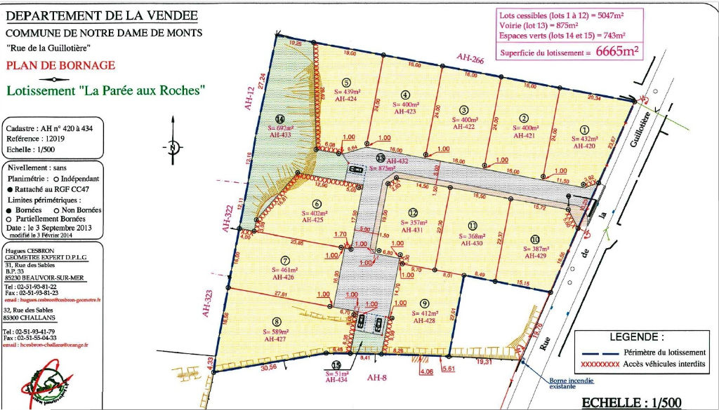 Terrain Notre Dame De Monts 589 m2 NotreDamedeMonts 85690