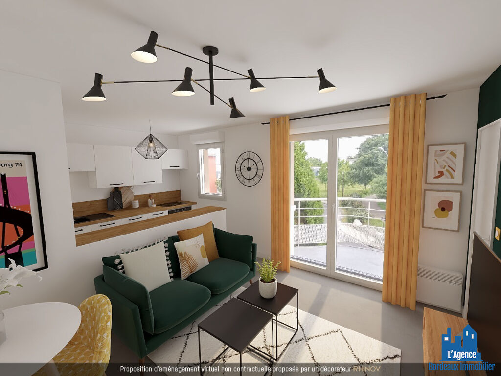 VENDU PAR L'AGENCE. EXCLUSIVITÉ ! BÈGLES - APPARTEMENT TYPE 2 AU DERNIER ÉTAGE DE 38 M² AVEC BALCON + PLACE DE PARKING. Benoît TREMENT Tel:06.51.26.22.32.
