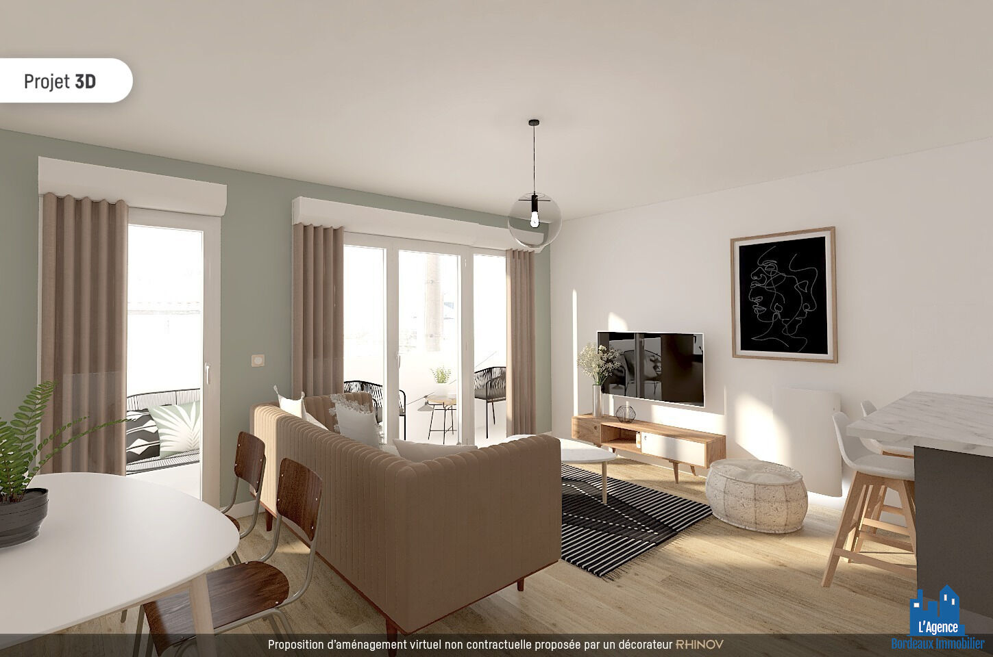 VENDU PAR L'AGENCE !!! EXCLUSIVITÉ !!! BEGLES - APPARTEMENT TYPE 3 DE 64 M² AVEC BALCON + 2 PLACES DE PARKING SOUS-SOL. Michaël VIGIER 06 70 29 94 95