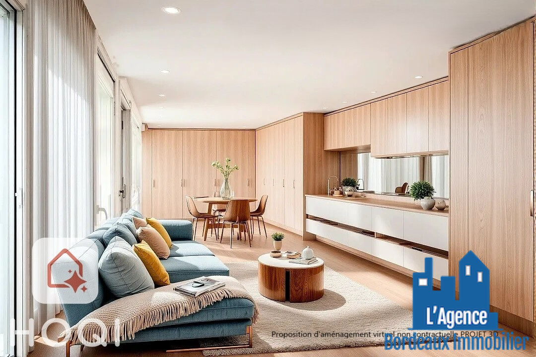 EXCLUSIVITÉ !!!  CENON - APPARTEMENT TYPE 3 DE 66 M² AVEC TERRASSE 31 M² + CELLIER + PLACE DE PARKING SOUS-SOL. Michaël VIGIER  O6 7O 29 94 95.