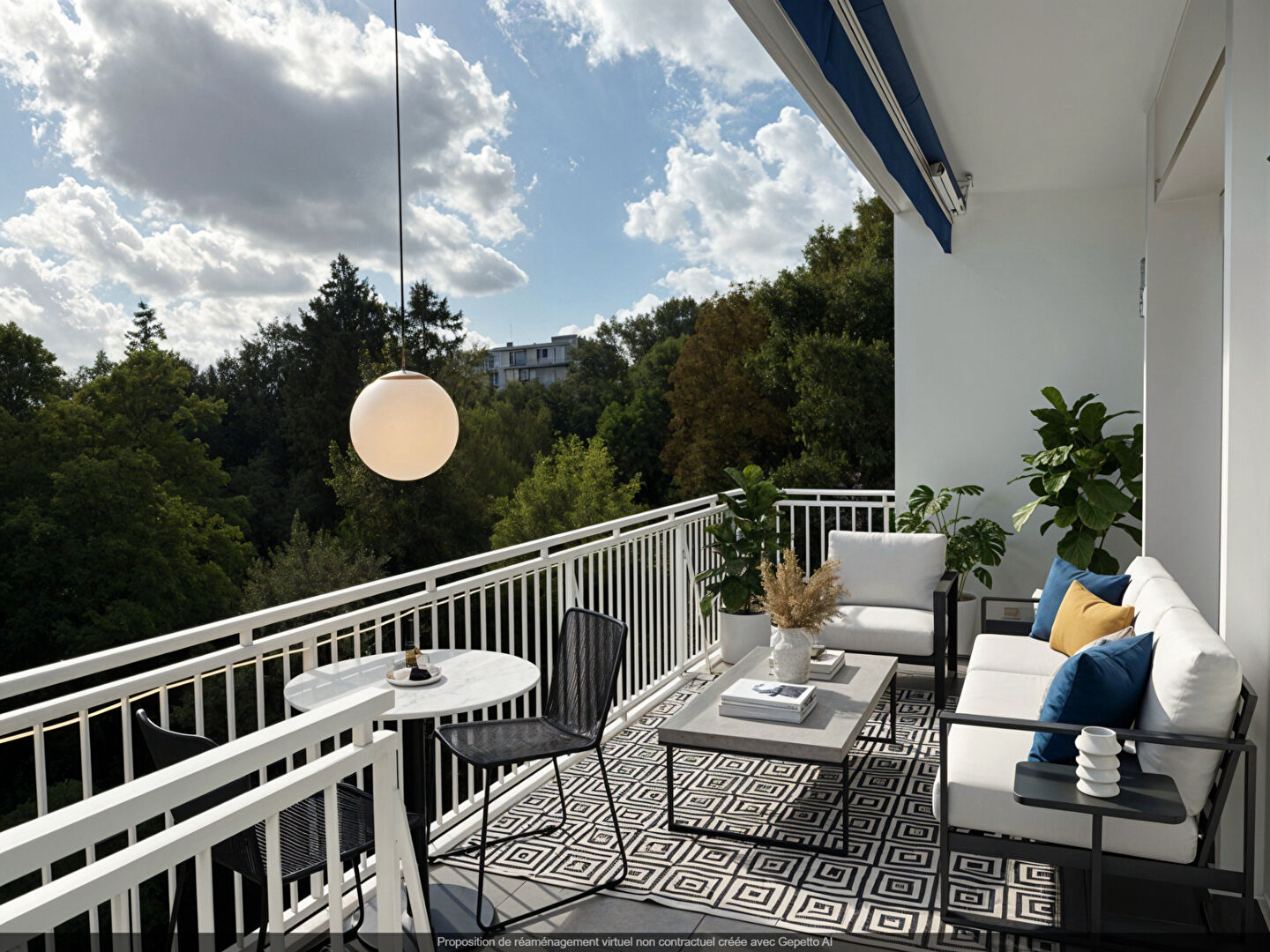 Photo Bel appartement T4 de 106 m² dans une immeuble de standing avec terrasse et vue dégagée sur la Chézine image 3/6