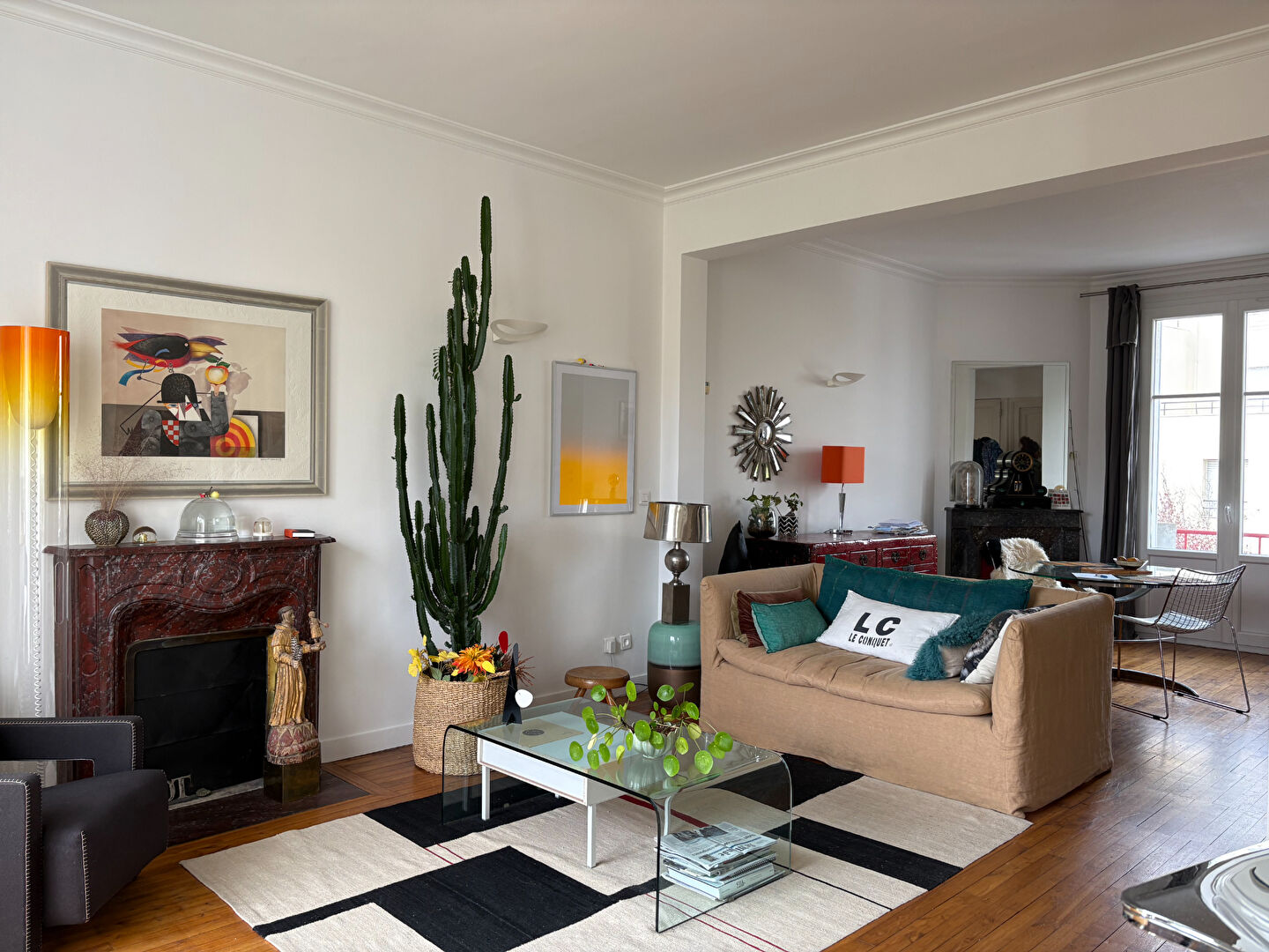 Charmant appartement T4 de 94 m²  en duplex traversant Est-Ouest