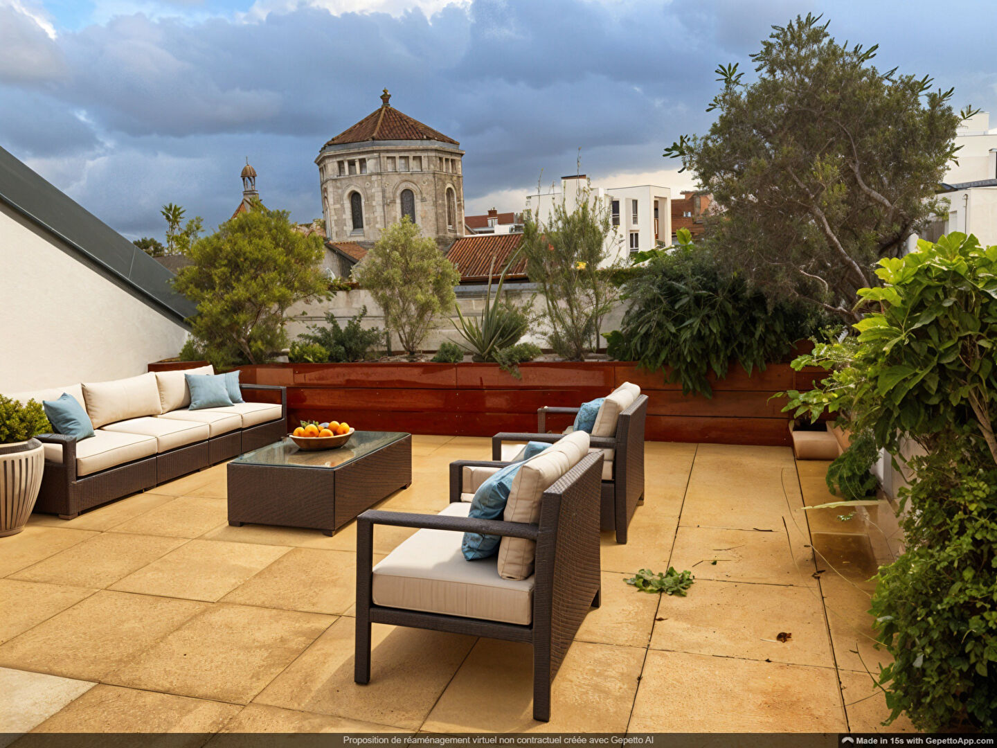 Photo Bel appartement duplex de 166 m² avec deux terrasses sud et ouest dans un immeuble de standing avec ascenseur très calme image 1/6