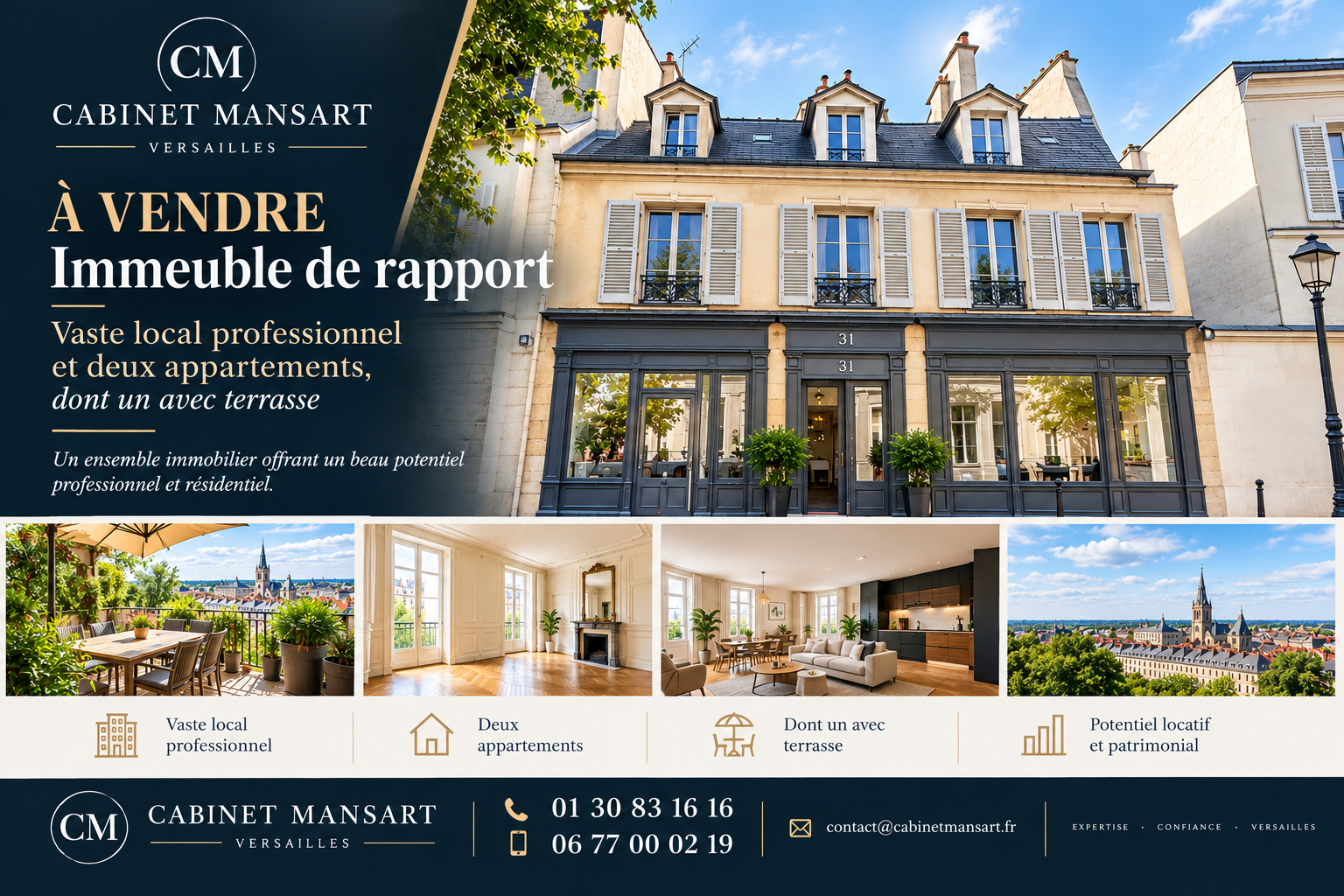 Agence immobilière de Cabinet Mansart