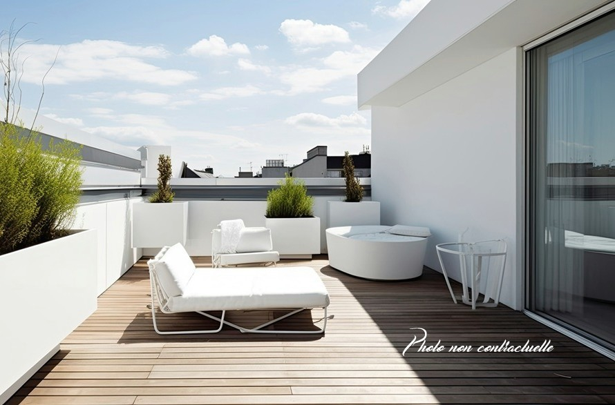 Photo NANTES - TRIANGLE D'OR - Monselet  - Appartement 4 pièces de 96.44m² Sud Ouest- 4ème étage- terrasse de 37.81m² - ascenseur - stationnements image 1/3